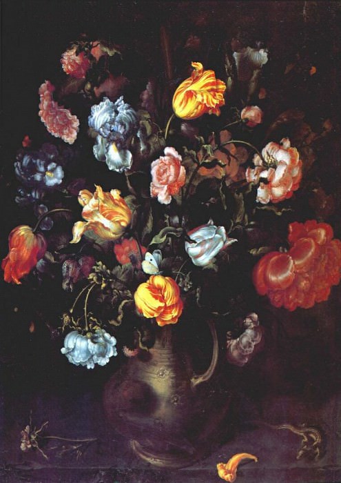 vosmaer vase with flowers 1615. Vosmaer