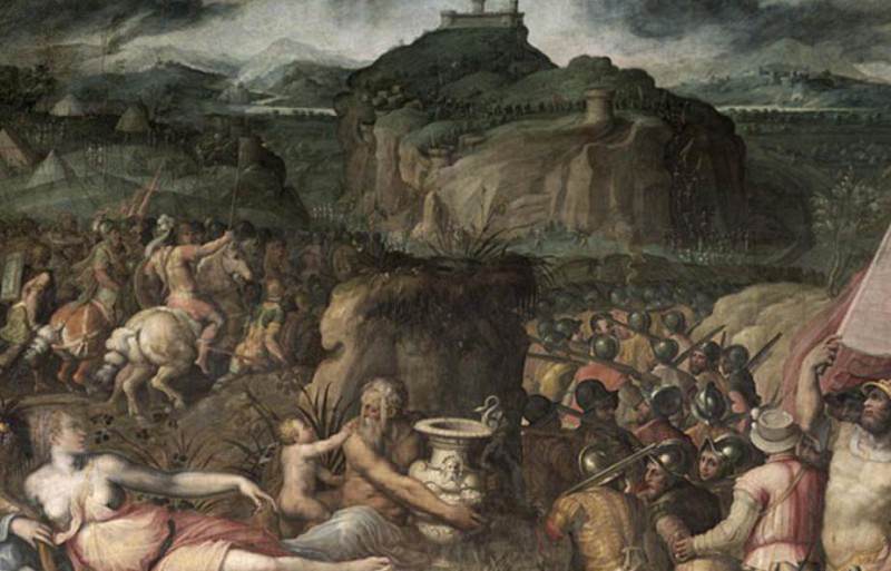The Siege of San Leo. Giorgio Vasari