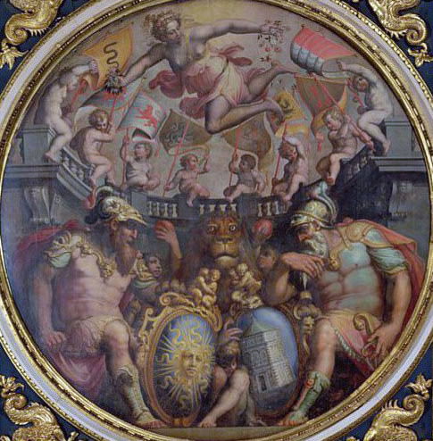 Allegory of the districts of San Giovanni and Santa Maria Novella. Giorgio Vasari