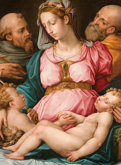 Holy Family with the Infant Saint John the Baptist and Saint Francis. Giorgio Vasari