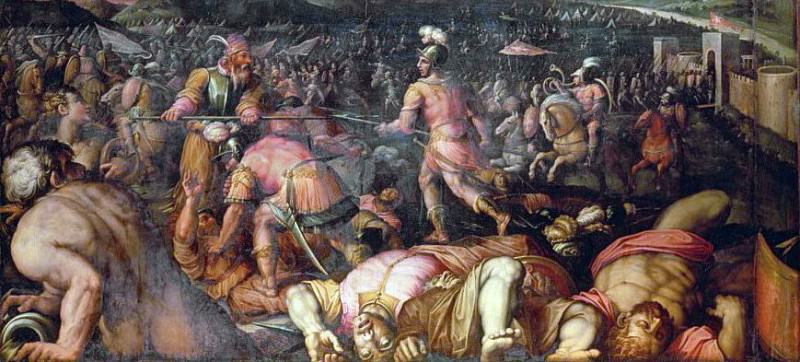 The Defeat of Radagasio. Giorgio Vasari