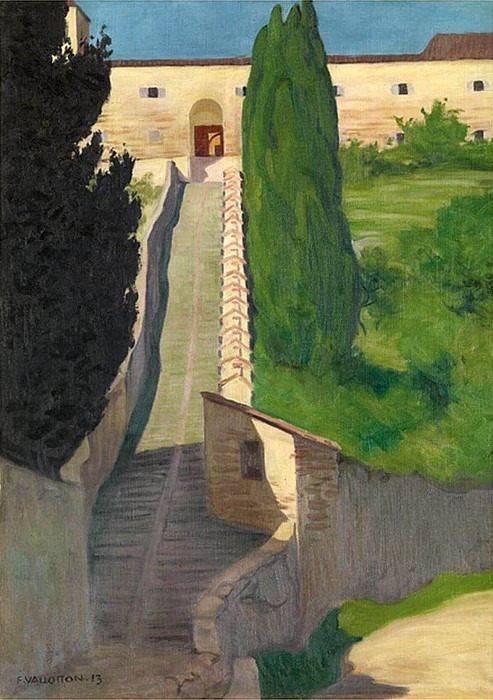 Ступени монастыря Сан-Марко, Перуджа. Феликс Валлоттон