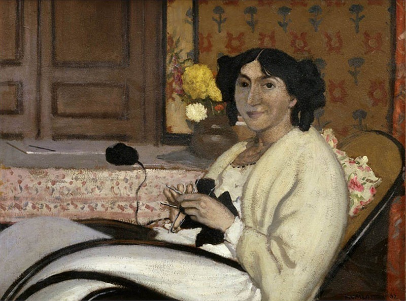 Портрет мадам Родригес-Валлоттон, жены художника. Феликс Валлоттон
