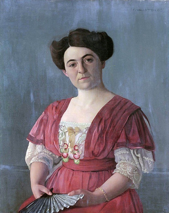Портрет мадам Хаазен. Феликс Валлоттон