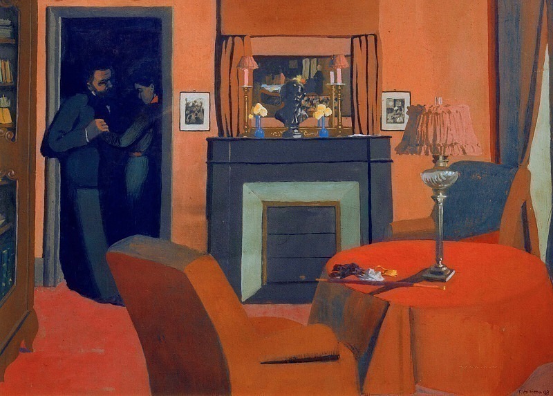 The Red Room. Félix Édouard Vallotton