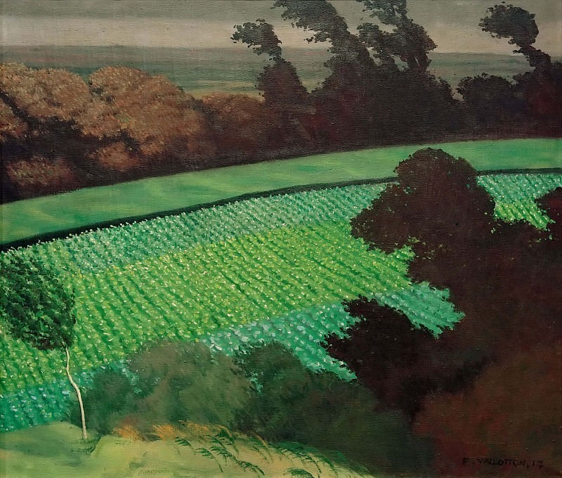 Gust of Wind – Honfleur. Félix Édouard Vallotton