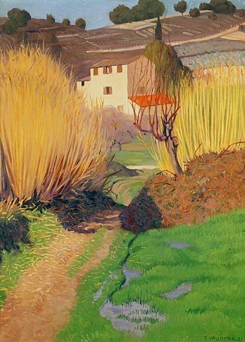 Landscape at Lagnes. Félix Édouard Vallotton