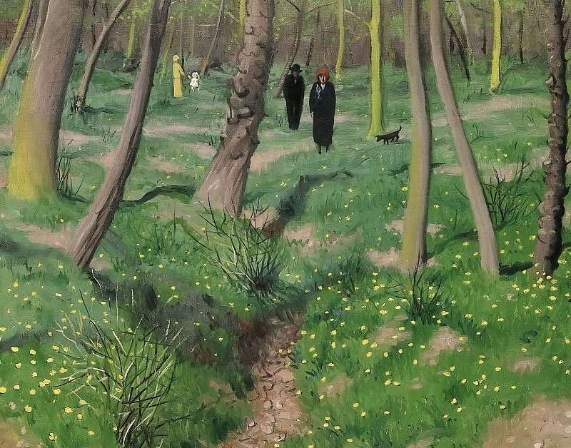 Undergrowth In Spring. Félix Édouard Vallotton