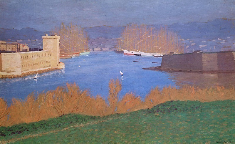 The Port Of Marseille. Félix Édouard Vallotton