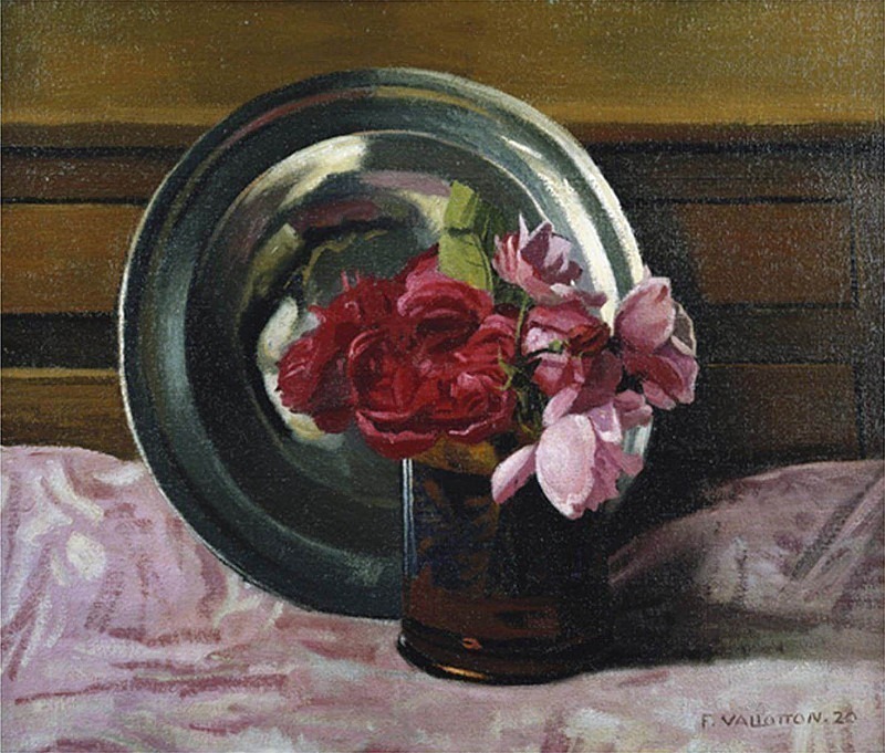 Still Life with Roses. Félix Édouard Vallotton