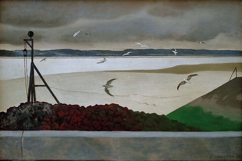The seagulls. Félix Édouard Vallotton