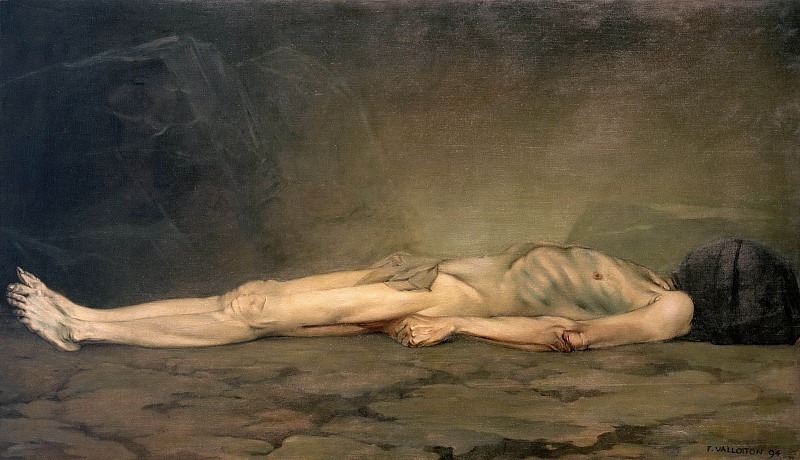 The Corpse. Félix Édouard Vallotton
