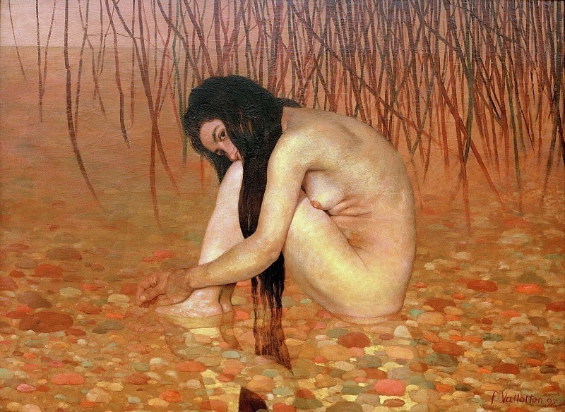 Женщина купается. Феликс Валлоттон