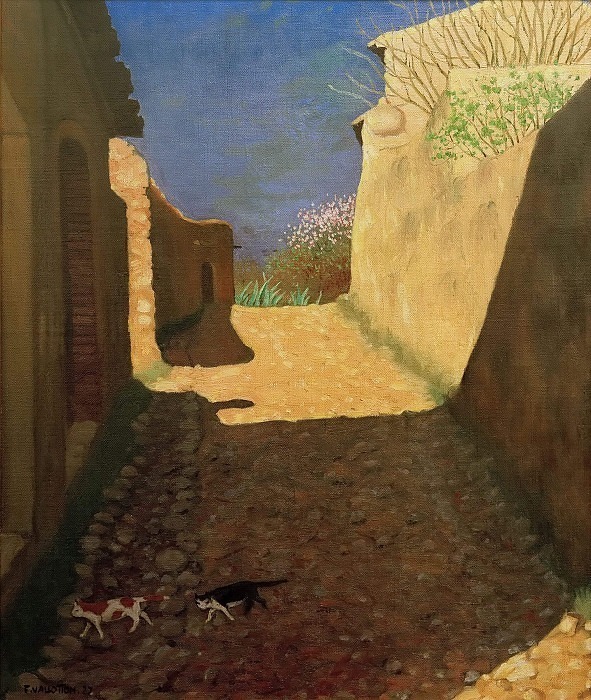 The Sunny Street. Félix Édouard Vallotton