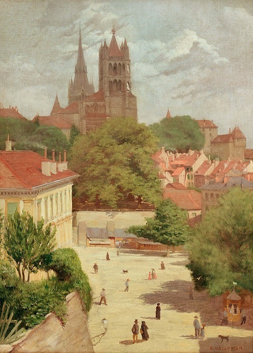 View Of Lausanne. Félix Édouard Vallotton