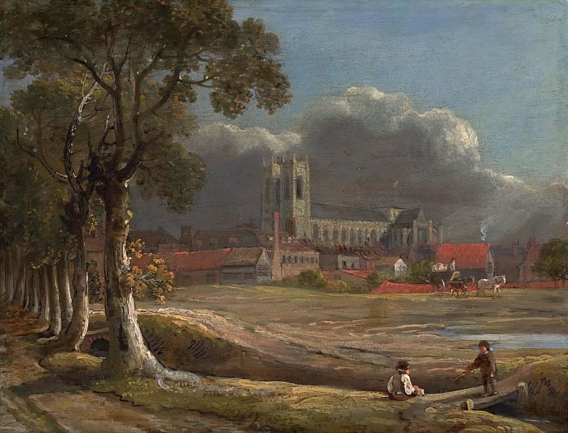 Westminster Abbey from Tothill Fields. John Varley