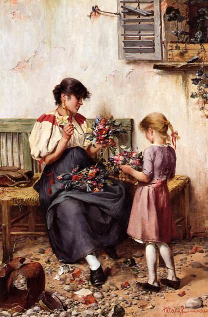 von Sospatak, Laszlo Pataky - Preparing the Bridal Bouquet (end. Ласло Патаки Фон Соспатак