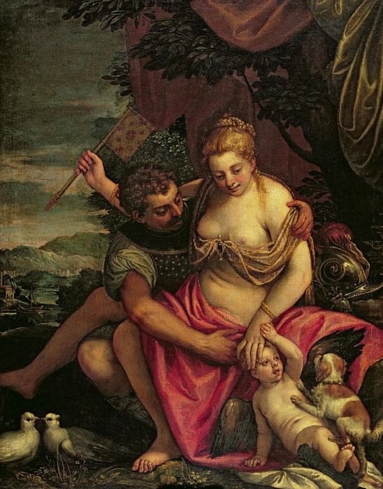 Mars and Venus. Veronese (Paolo Cagliari)