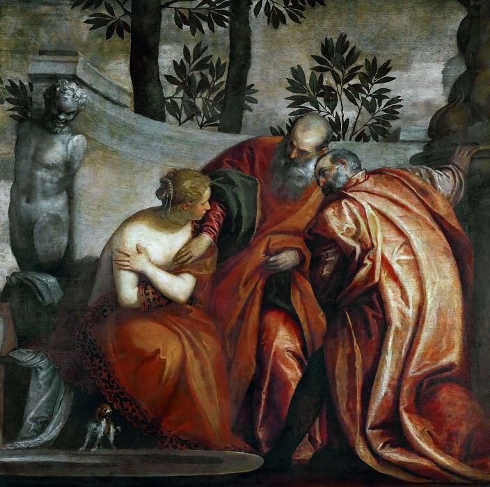 Susanna and Elders. Veronese (Paolo Cagliari) (Workshop)