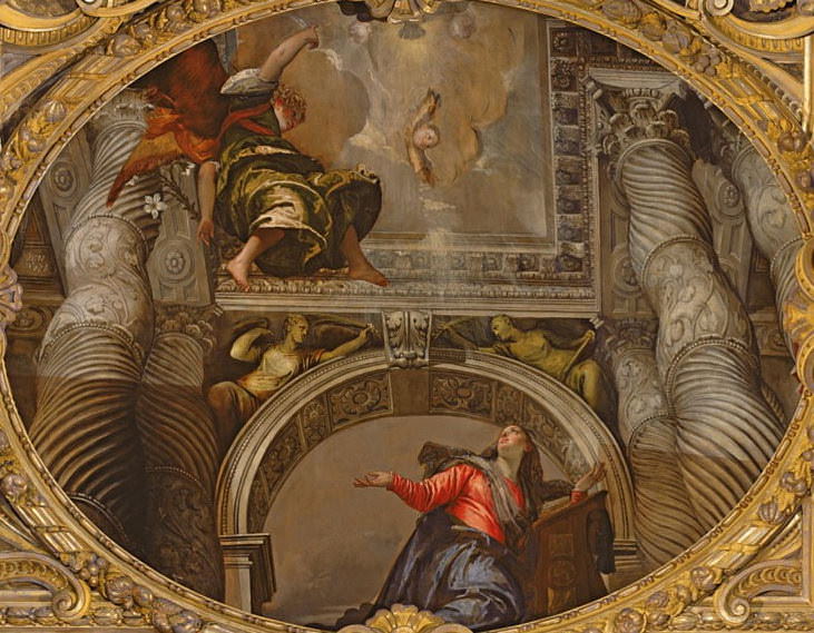 The Annunciation. Veronese (Paolo Cagliari)