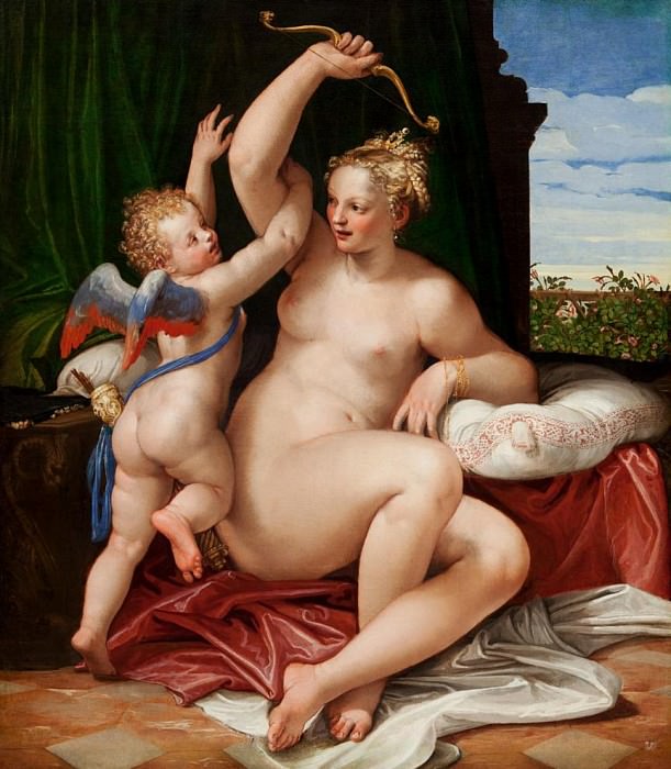 Венера, обезоруживающая Купидона. Веронезе (Паоло Кальяри)