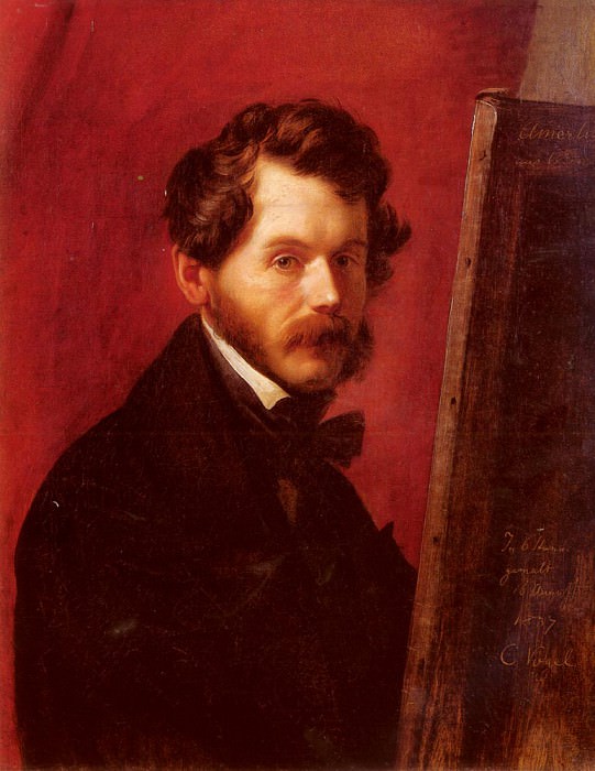 Portrait Of Friedrich Von Amerling. Carl Christian Vogel Von Vogelstein