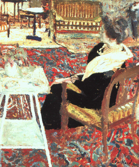 Vuillard Madame Arthur Fontaine, 1904-05, gouache and oil on. Edouard Vuillard