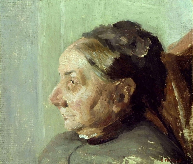 Madame Vuillard in Profile. Edouard Vuillard