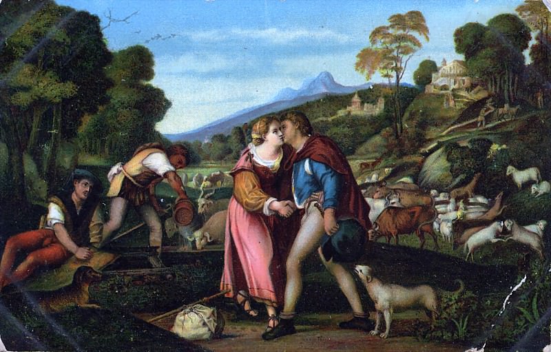 Jakob und Rahel. Palma Il Vecchio (Jacopo Negretti)