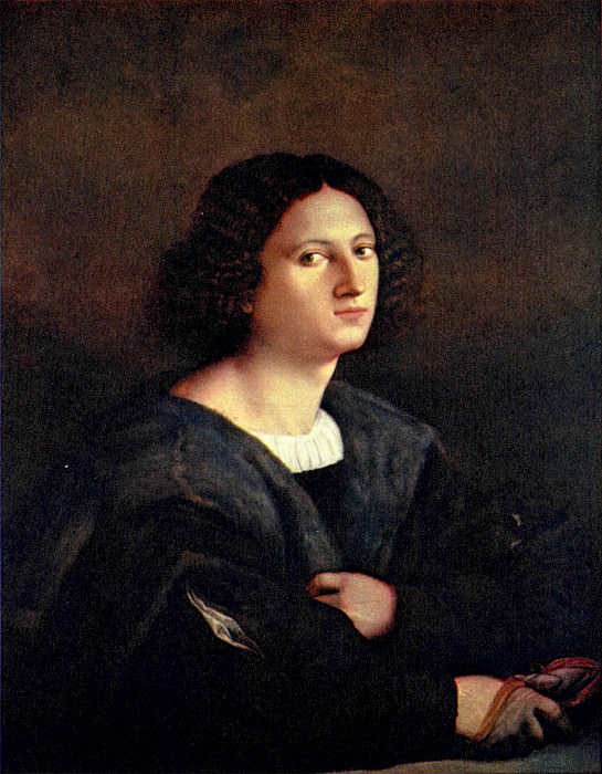 Portrat eines Mannes. Palma Il Vecchio (Jacopo Negretti)