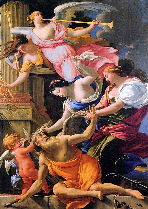 Vouet Simon Saturn defeated by Amor Venus and Hope Sun. Симон Вуэ