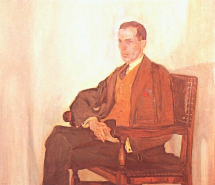 portrait of vincent massey 1920. Varley