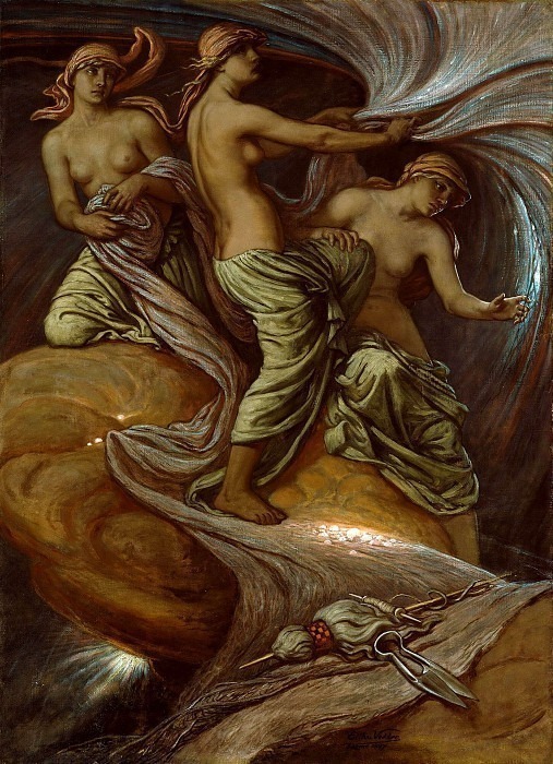 The Fates Gathering in the Stars. Elihu Vedder