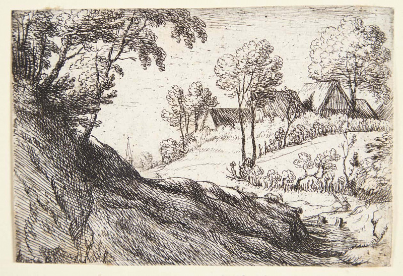 Village on Top of a Hill. Lodewijk de Vadder