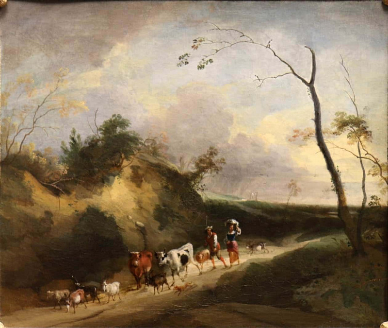 Landscape with Figures and Animals. Lodewijk de Vadder