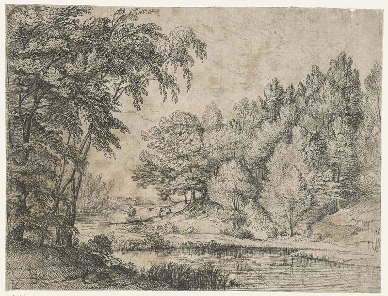 Landscape with a Winding River. Lodewijk de Vadder