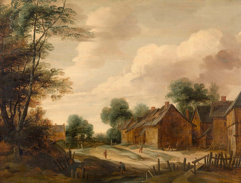Landscape with a Farm. Lodewijk de Vadder