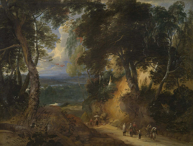 The Soignes Forest. Lodewijk de Vadder