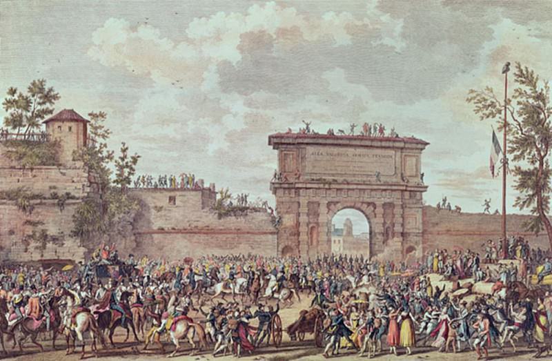 The Entry of the French into Milan. Antoine Charles Horace Vernet