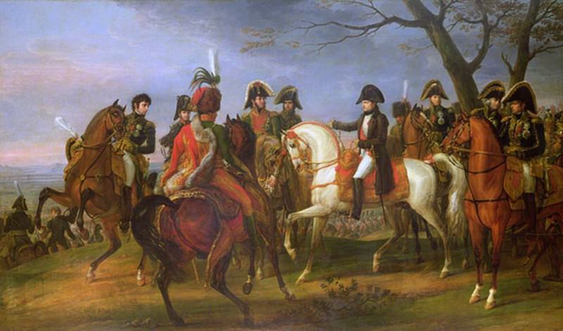 Napoleon (1769-1821) Giving Orders before the Battle of Austerlitz, 2nd December 1805. Antoine Charles Horace Vernet