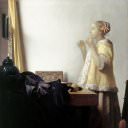 Женщина с жемчужным ожерельем, Ян Вермеер