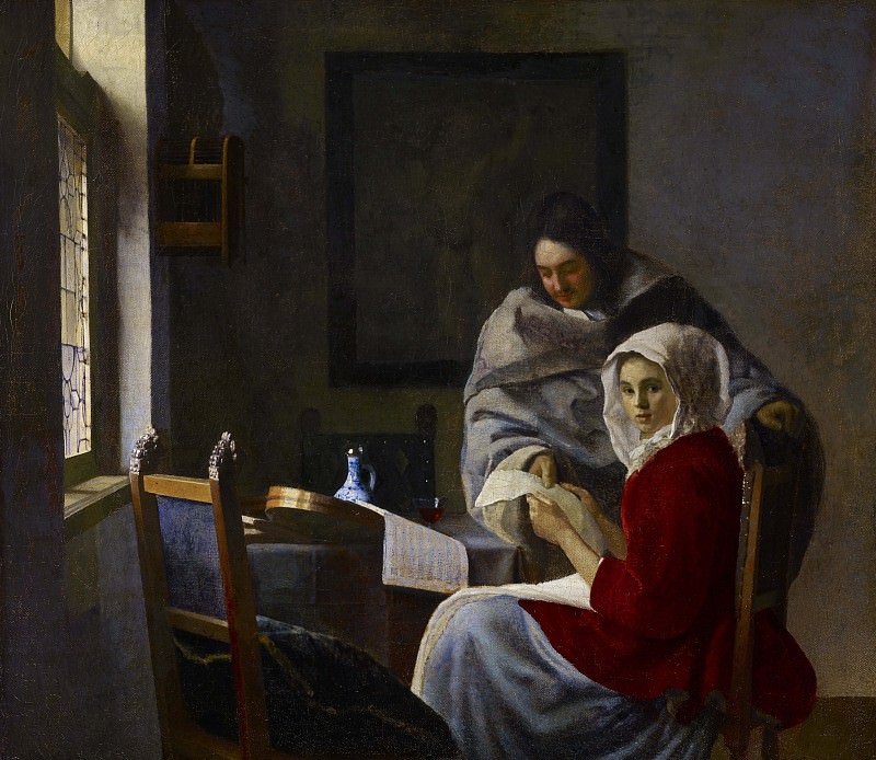 Girl Interrupted at Her Music. Johannes Vermeer