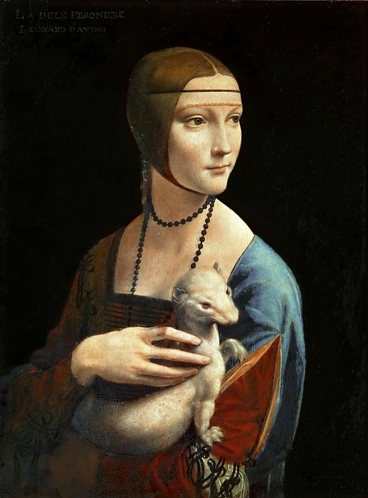 Lady with an Ermine. Leonardo da Vinci