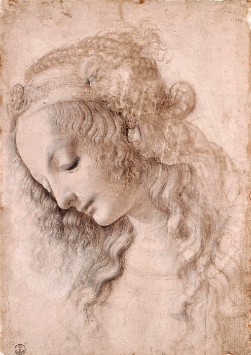 Голова девушки, Леонардо да Винчи