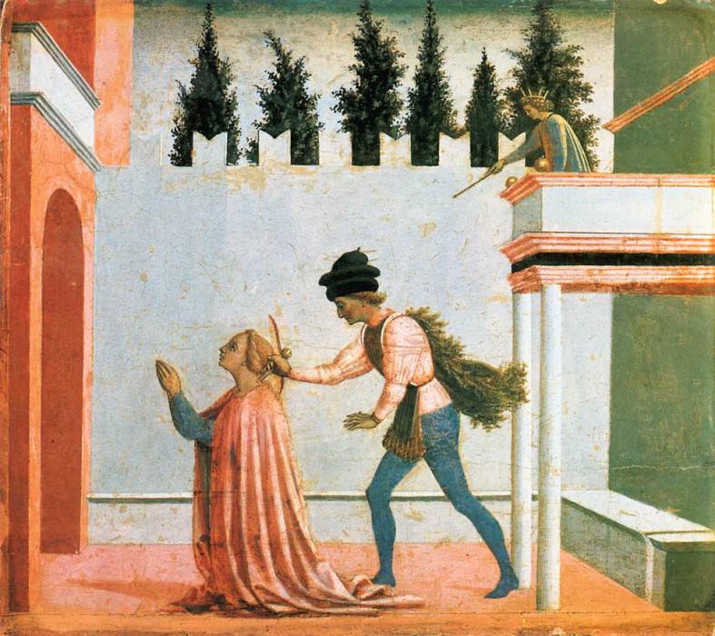 Veneziano Martirio di S.Lucia 1445. Доменико Венециано