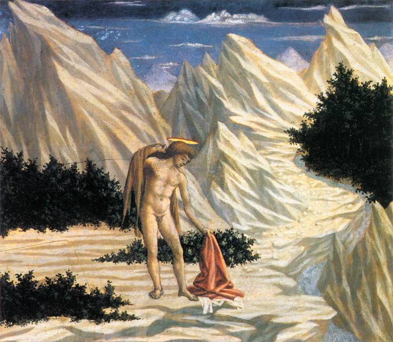 St John in the Wilderness. Domenico Veneziano