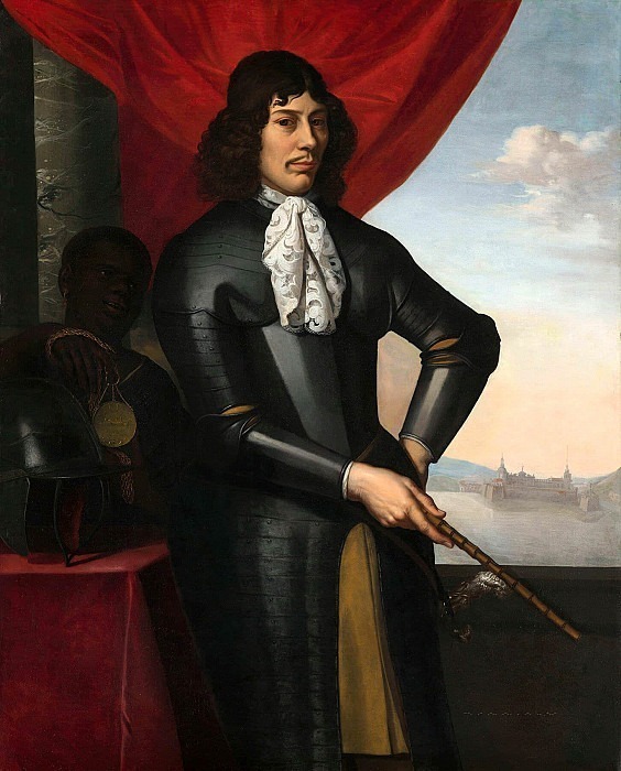 Portrait of Jan Valckenburgh and an Enslaved Servant. Daniel Vertangen