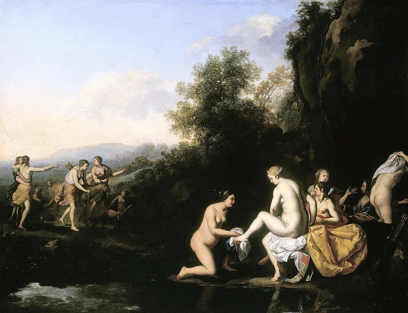 Diana With Bathing Nymphs. Daniel Vertangen