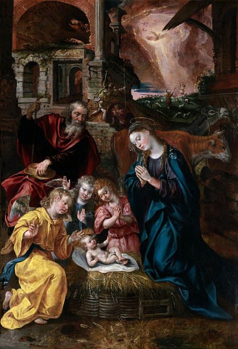 Рождение Христа. Мартин де Вос