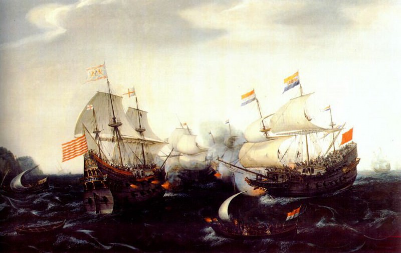 vroom skirmish betweeen dutch and english warships 1614. Хендрик Врум